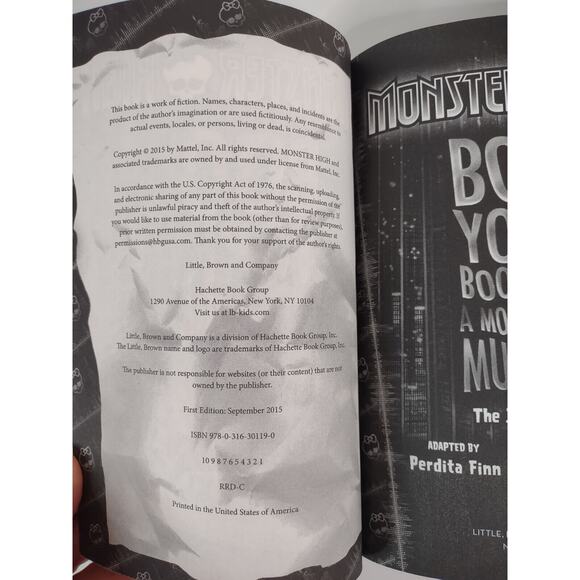 Monster High Boo York, Boo York a Monsterrific Musical! The Junior Novel 2015 - Picture 6 of 8